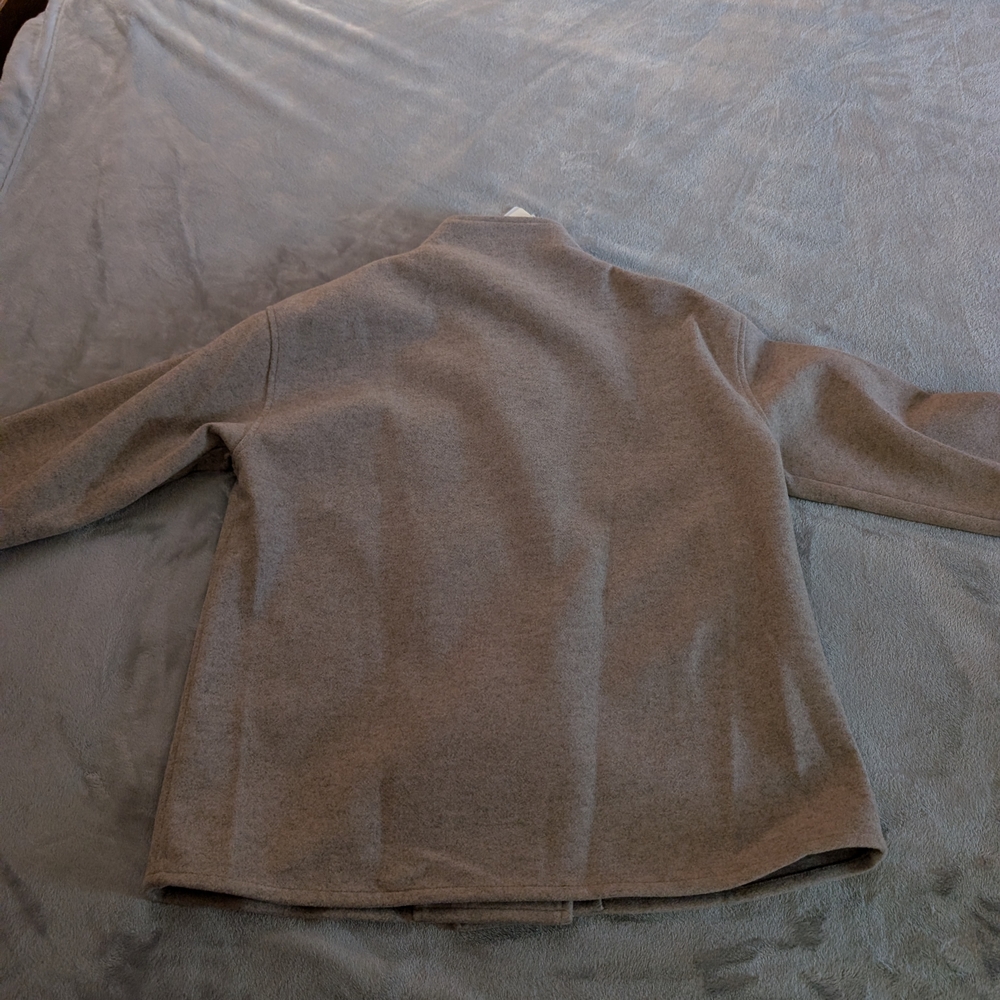Commense Gray Pea Coat - Picture 5 of 5